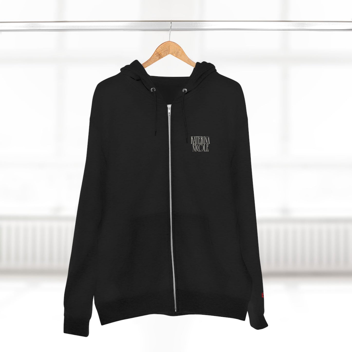 Red Scarab Zip Hoodie – Vintage Egyptian Beetle Graphic