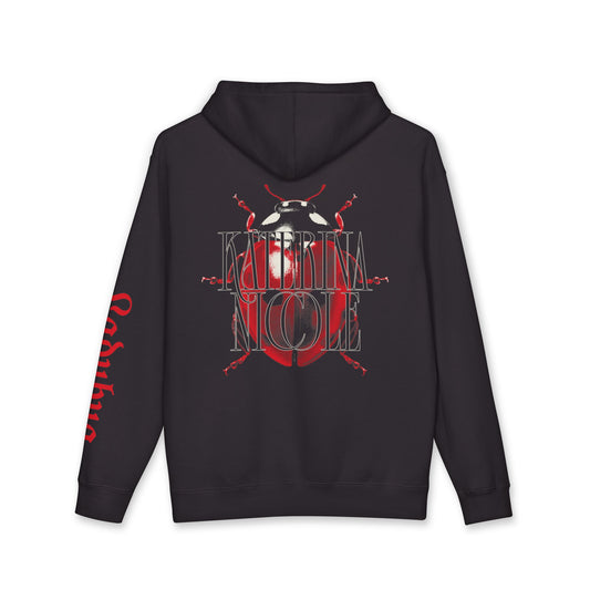 Scarlet Scarab Hoodie — Red Beetle Graphic Pullover