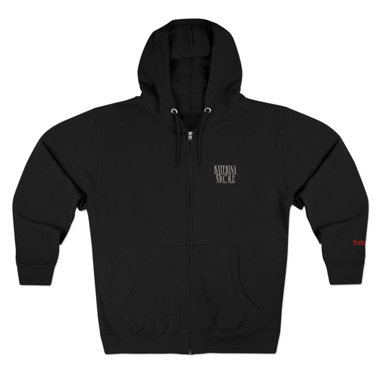 Red Scarab Zip Hoodie – Vintage Egyptian Beetle Graphic