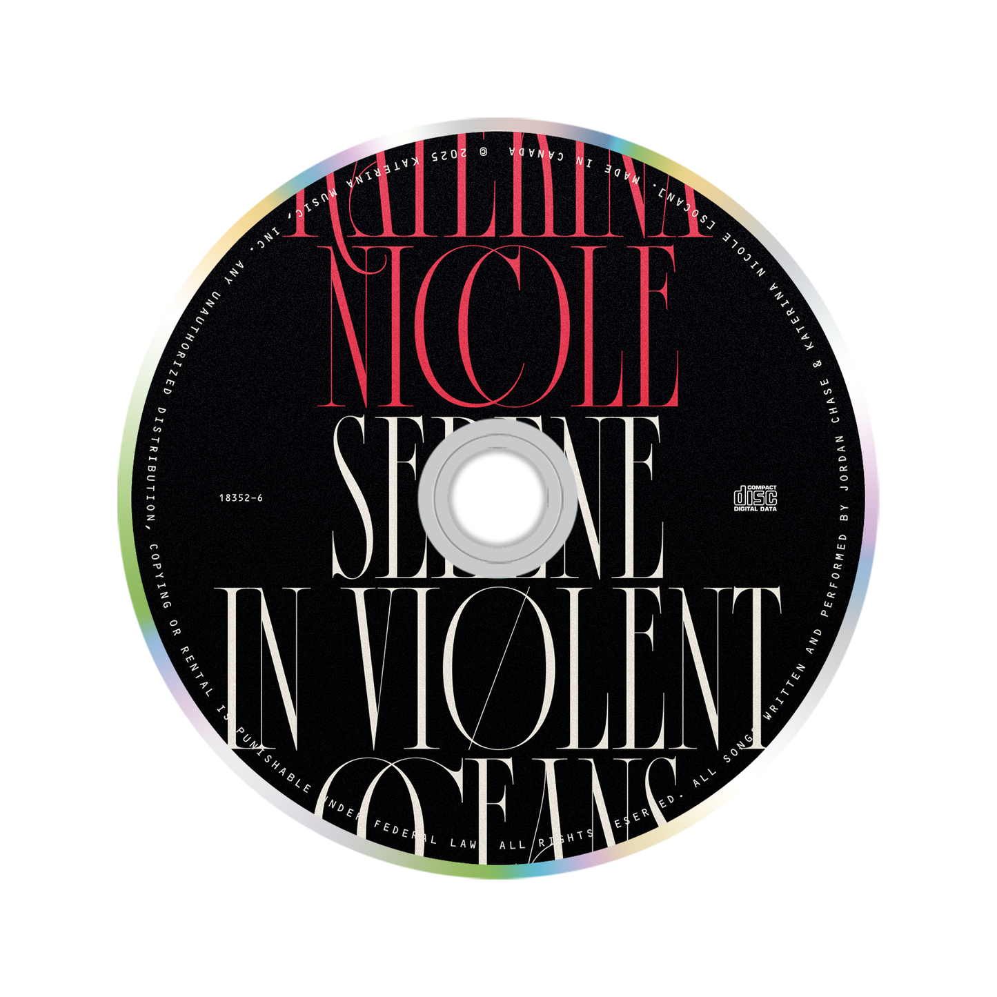 Katerina Nicole // "Serene In Violent Oceans" CD